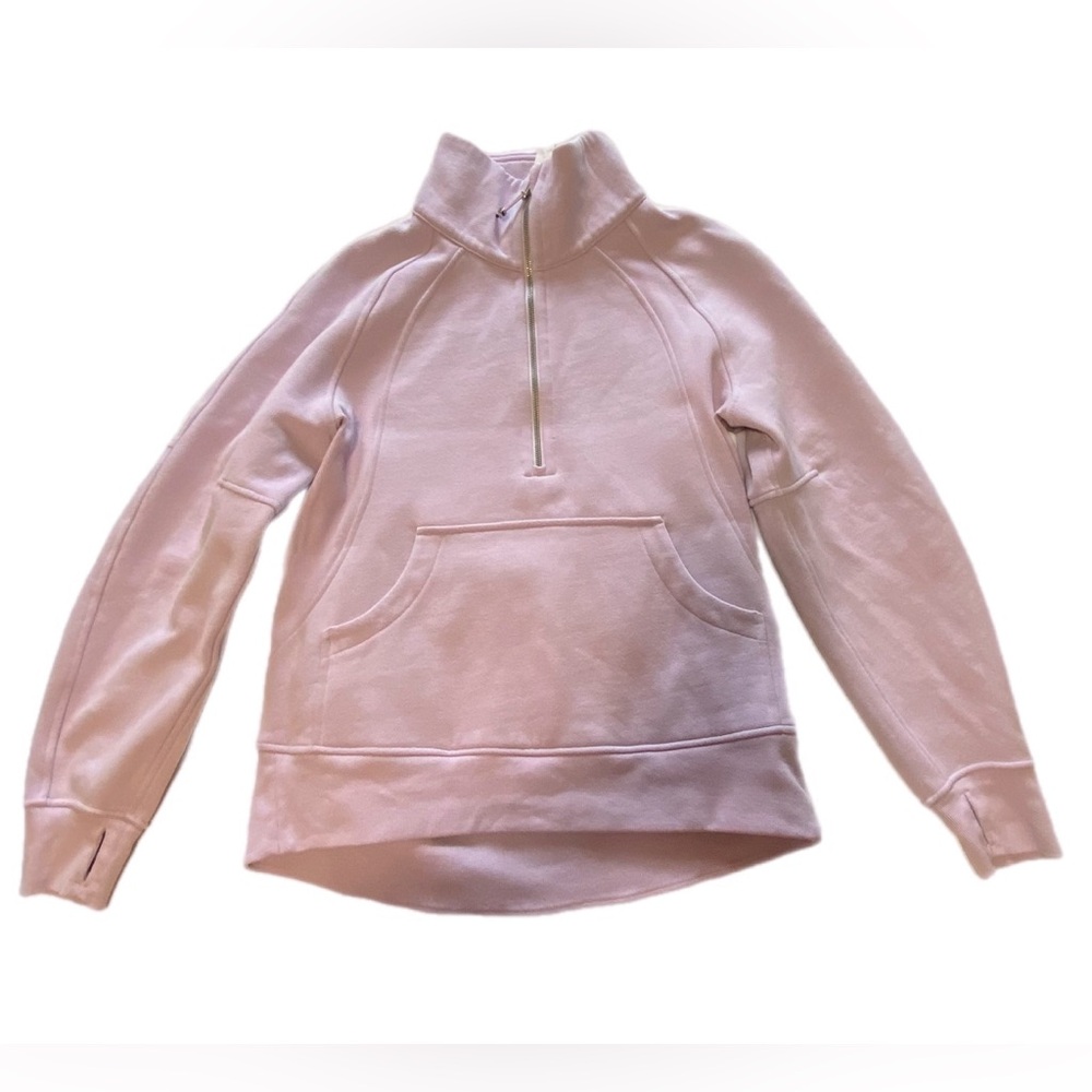 Lululemon Scuba Oversized Funnel-neck Half Zip Long Lilac Ether XS/S - Picture 7 of 14